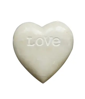 Soapstone Heart with Engraved "Love"