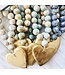 Blessing Beads with Large Heart Pink