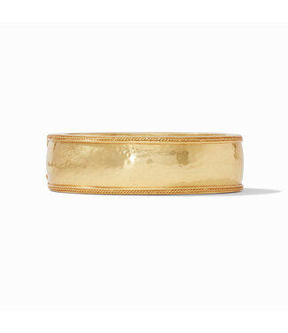 JULIE VOS Cannes Statement Hinge Bangle Gold