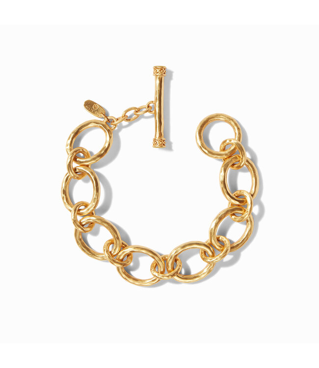 JULIE VOS Catalina Demi Link Bracelet Gold