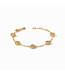 JULIE VOS Windsor Delicate Bracelet Gold Pave Cubic Zirconia