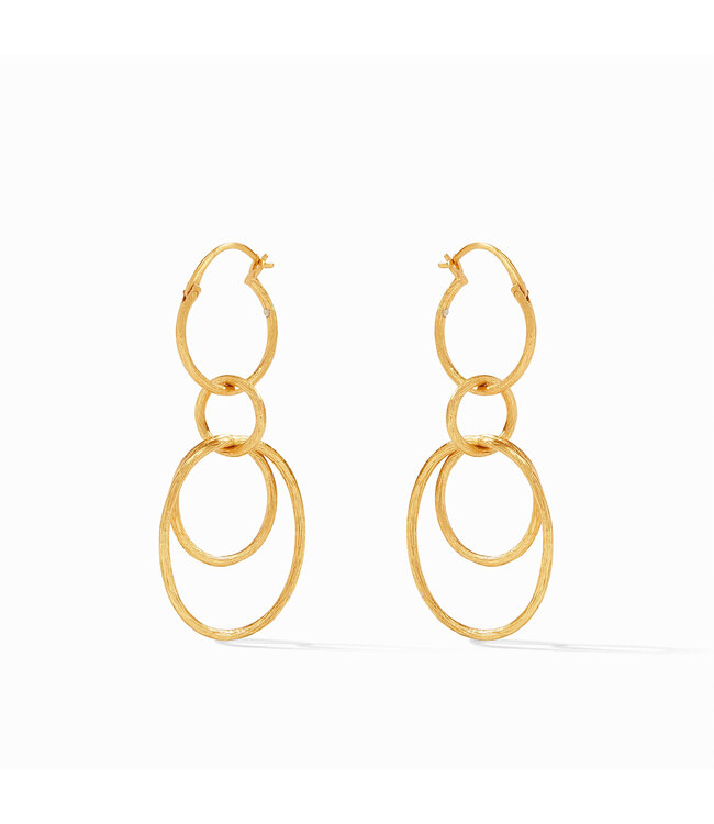 JULIE VOS Simone 3-in-1 Earring Gold