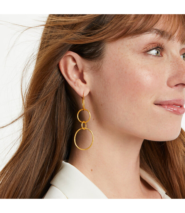 JULIE VOS Simone 3-in-1 Earring Gold