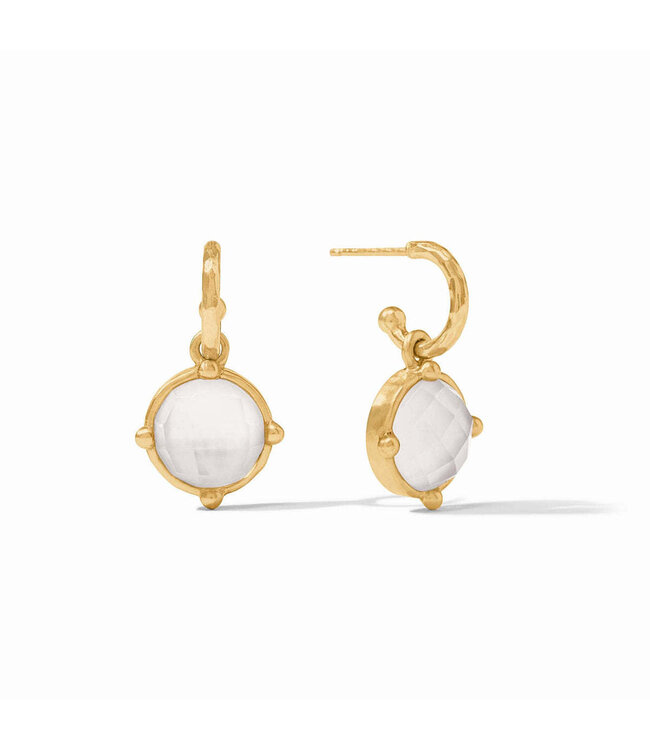 JULIE VOS Honeybee Hoop & Charm Earring