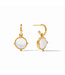 JULIE VOS Honeybee Hoop & Charm Earring