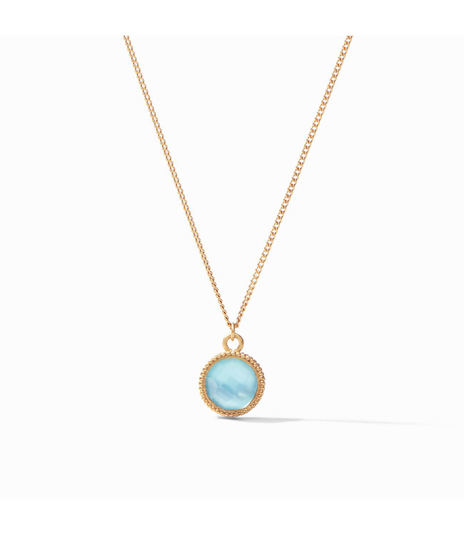 JULIE VOS Fleur-De-Lis Solitaire Necklace