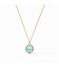 JULIE VOS Fleur-De-Lis Solitaire Necklace