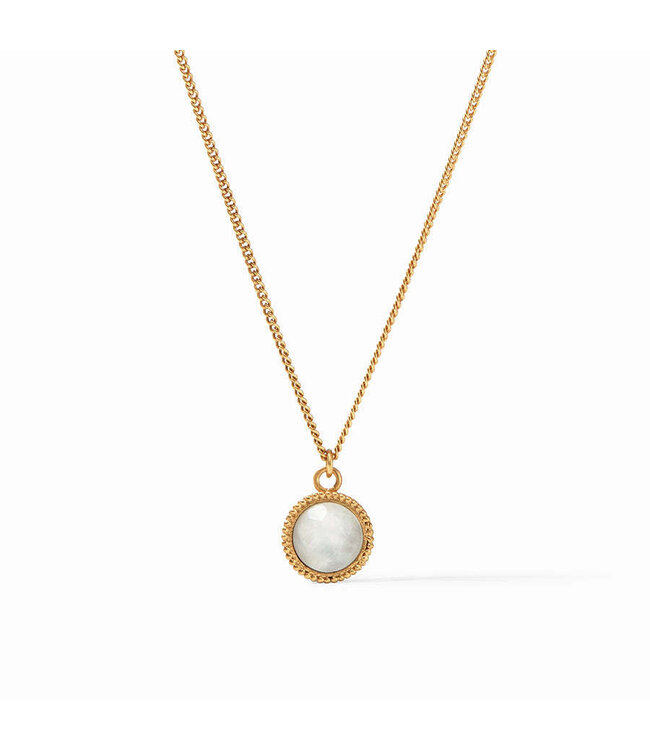 JULIE VOS Fleur-De-Lis Solitaire Necklace