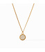 JULIE VOS Fleur-De-Lis Solitaire Necklace