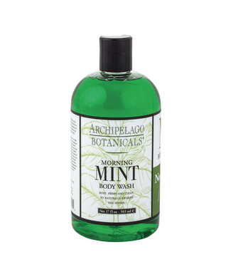 ARCHIPELAGO BOTANICALS Morning Mint Body Wash 17oz