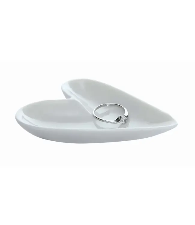 Ceramic Heart Ring Dish