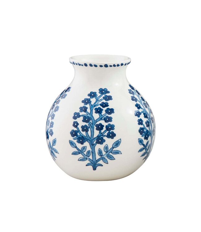 Block Print Flower Vase