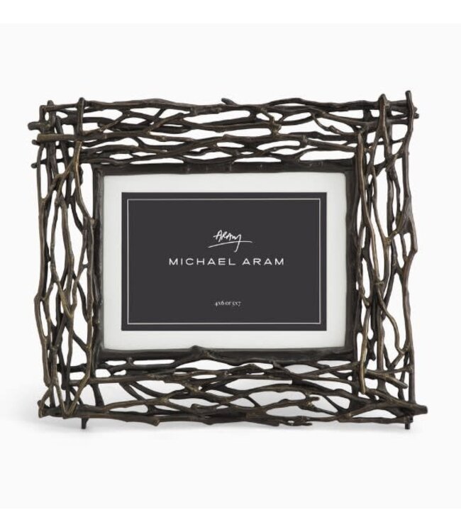 MICHAEL ARAM Twig Frame Black 4X6 or 5X7