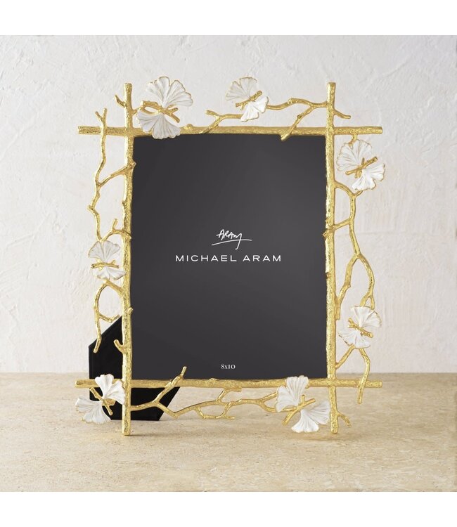 MICHAEL ARAM Butterfly Ginkgo Gold Frame