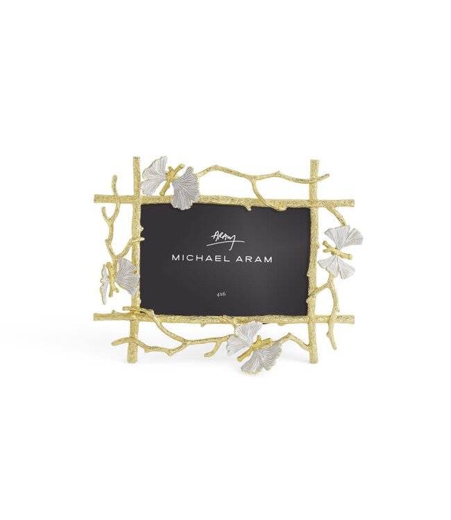 MICHAEL ARAM Butterfly Ginkgo Gold Frame