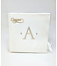 Paper Linen White Cocktail Initial Napkins (Sold Individually)