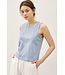 Louise Acid Wash Boxy Cut Tank