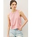 Louise Acid Wash Boxy Cut Tank