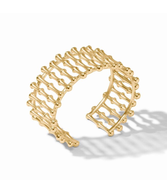 JULIE VOS Bamboo Cuff Gold