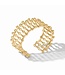 JULIE VOS Bamboo Cuff Gold