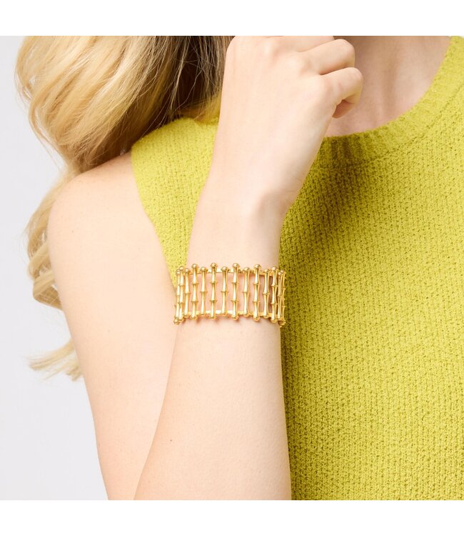 JULIE VOS Bamboo Cuff Gold
