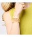JULIE VOS Bamboo Cuff Gold