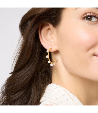 JULIE VOS Hydra Stone Hoop