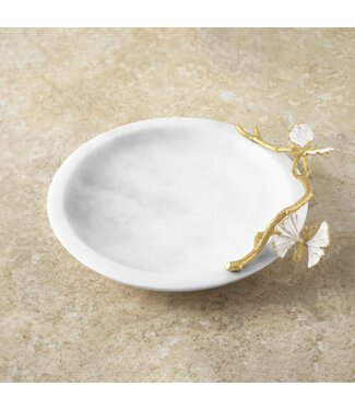 MICHAEL ARAM Butterfly Ginkgo Gold Trinket Dish