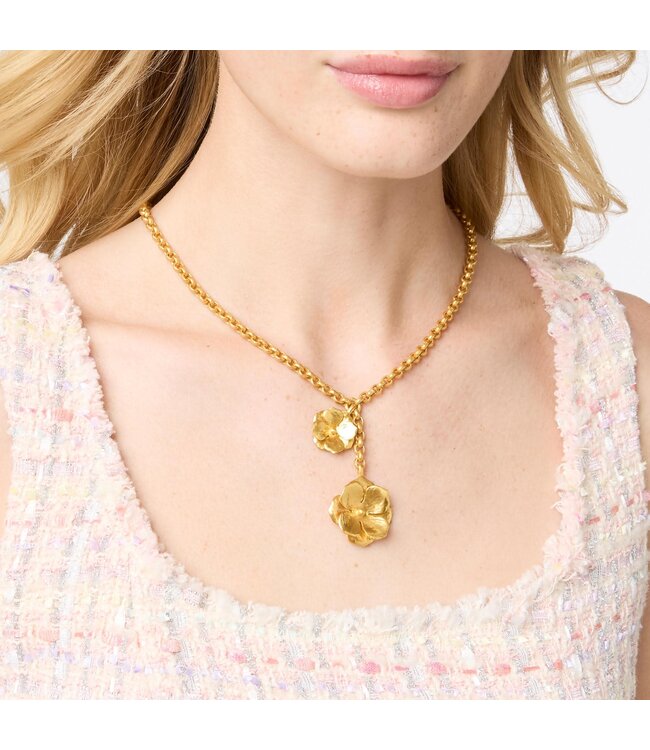 JULIE VOS Bloom Lariat Necklace