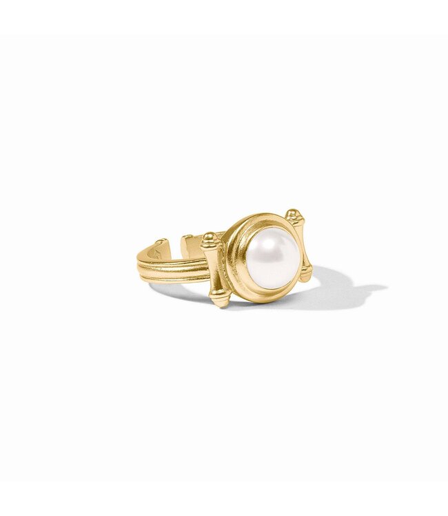 JULIE VOS Bamboo Stone Ring