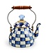 MACKENZIE CHILDS Royal Check Enamel Tea Kettle - 2 Quart