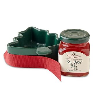 STONEWALL KITCHEN Red Pepper Jelly Tree Ramekin