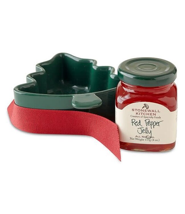 STONEWALL KITCHEN Red Pepper Jelly Tree Ramekin