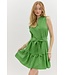 Riley Solid V-Neck Mini Dress