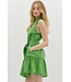 Riley Solid V-Neck Mini Dress