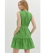 Riley Solid V-Neck Mini Dress