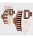 KITSCH Recycled Plastic Assorted Claw Clip 3pc - Oversized