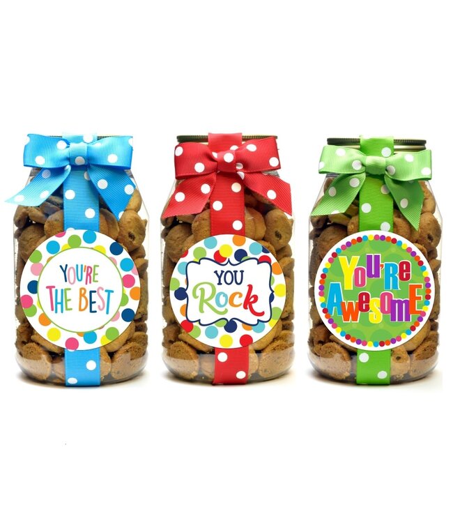 Motivational/Just Because Chocolate Chip Cookie Quart Jars