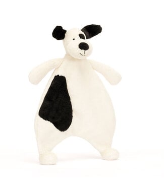 JELLYCAT Bashful Black & Cream Puppy Comforter