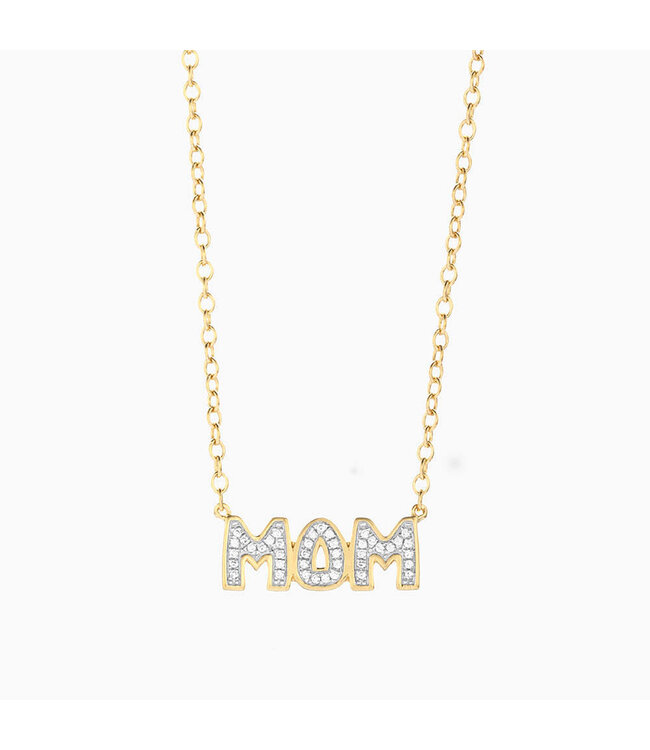 ELLA STEIN Best Mom In The World Pendant Necklace