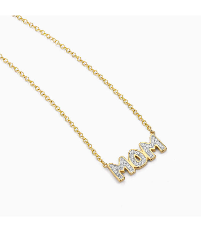 ELLA STEIN Best Mom In The World Pendant Necklace