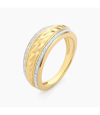 ELLA STEIN Middle Rope Stackable Band Ring