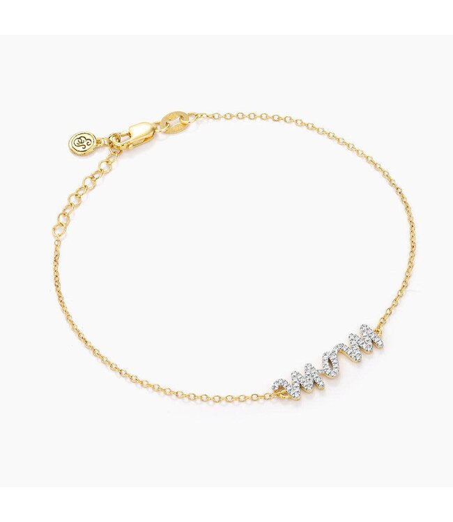 ELLA STEIN Rockstar Mom Chain Bracelet