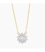 ELLA STEIN Flower Burst Pendant Necklace