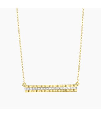 ELLA STEIN Groovy Bar Pendant Necklace