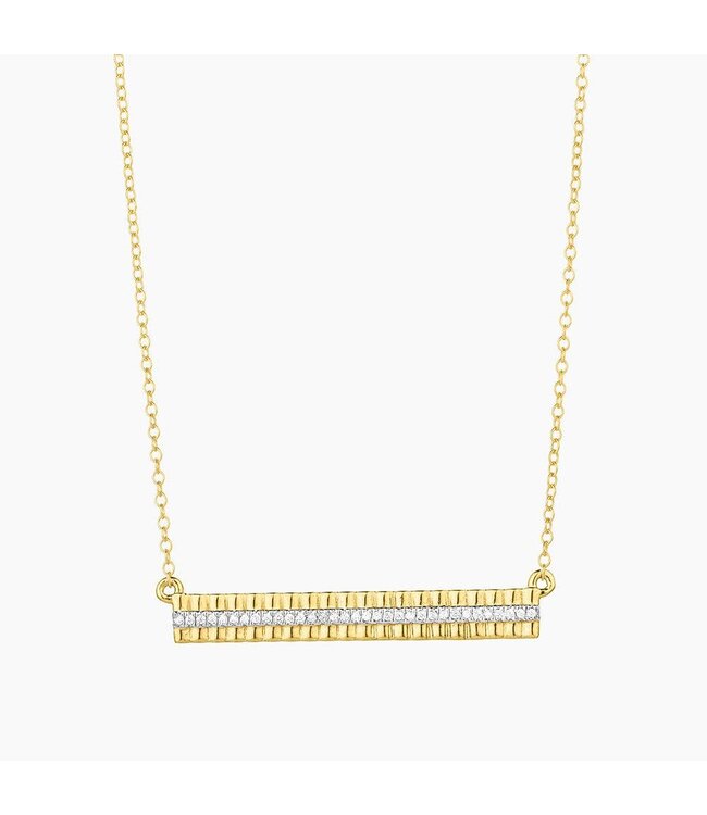 ELLA STEIN Groovy Bar Pendant Necklace