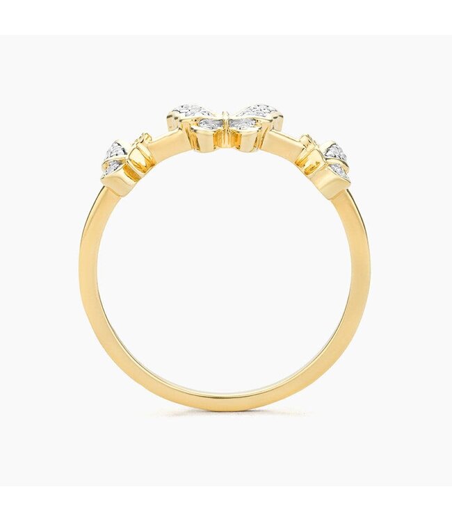 ELLA STEIN Butterfly Trio Statement Ring