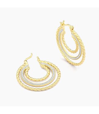 ELLA STEIN Let's Unite Hoop Earrings