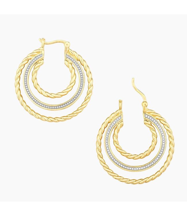 ELLA STEIN Let's Unite Hoop Earrings