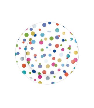 Confetti Brights Paper Salad & Dessert Plates